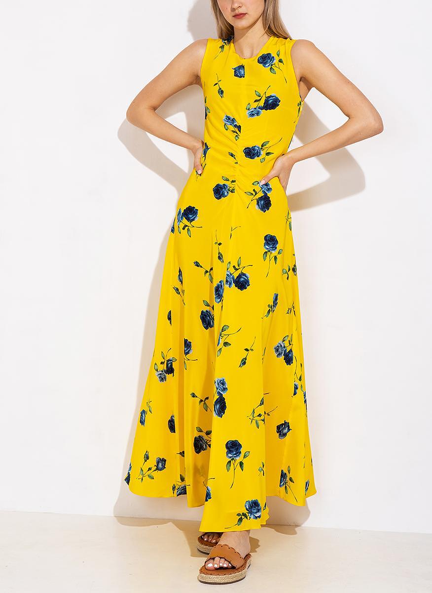 Копринена рокля Max Mara Calate