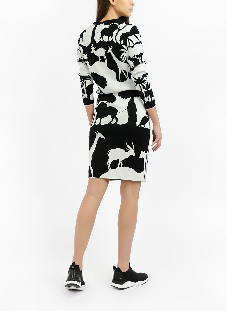 Пола с тематичен принт Marc Cain Collections