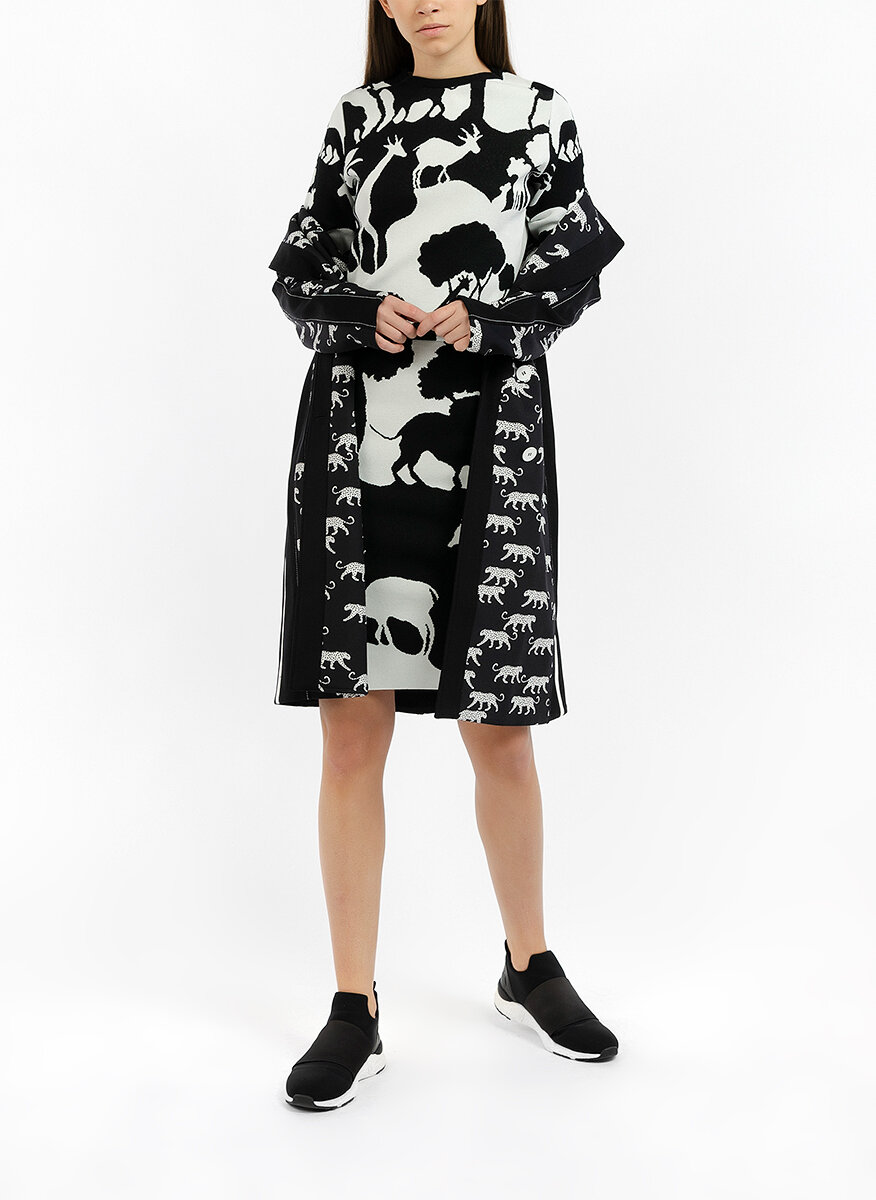 Пола с тематичен принт Marc Cain Collections