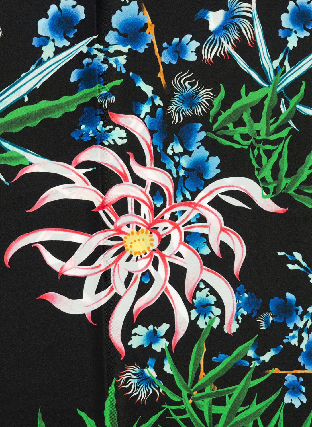 Флорален копринен шал Kenzo