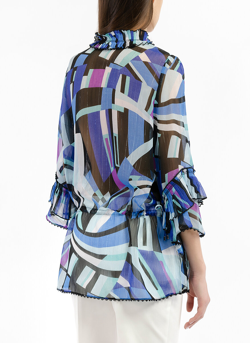 Геометрична блуза Marc Cain Collections