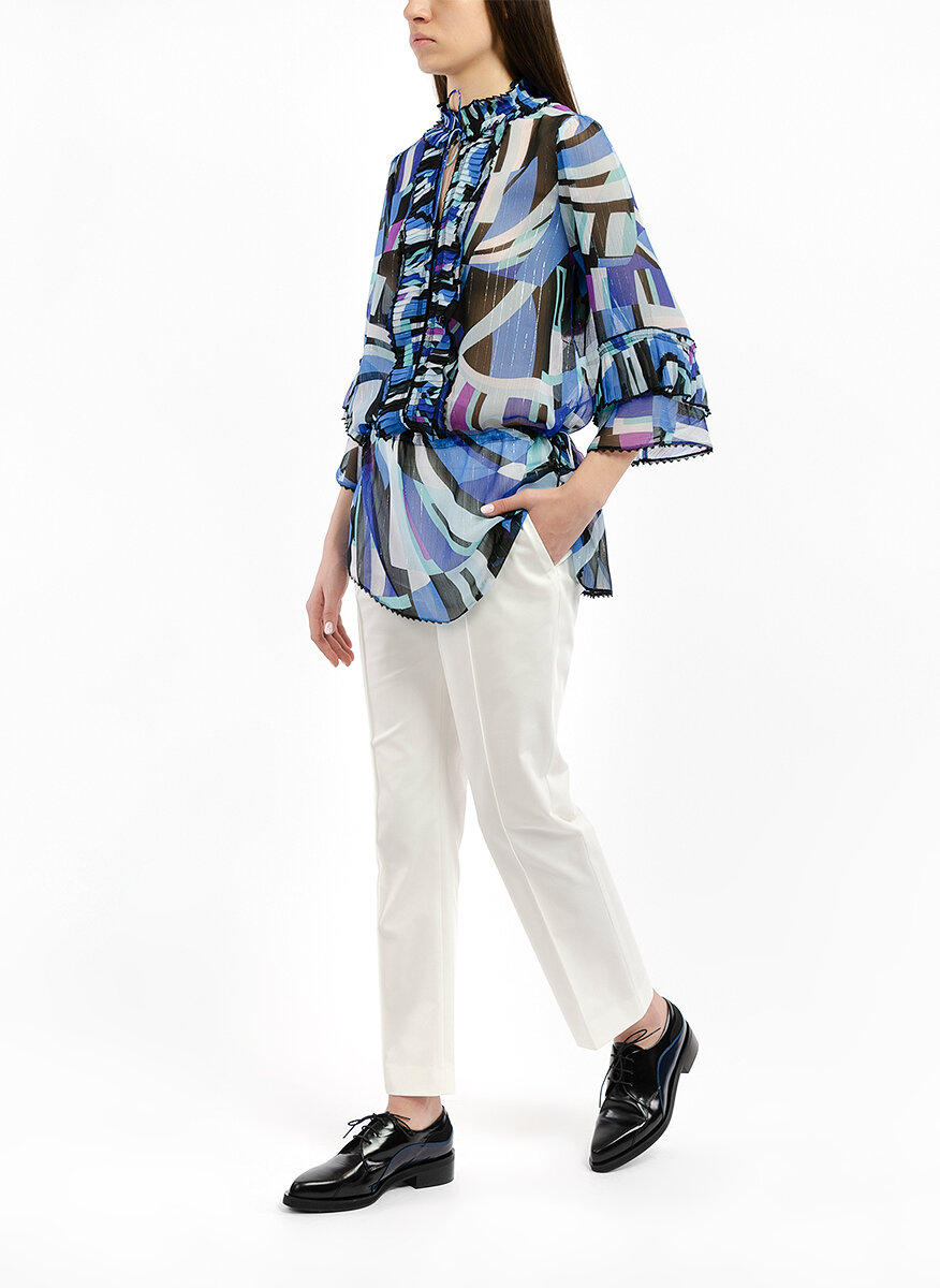 Геометрична блуза Marc Cain Collections
