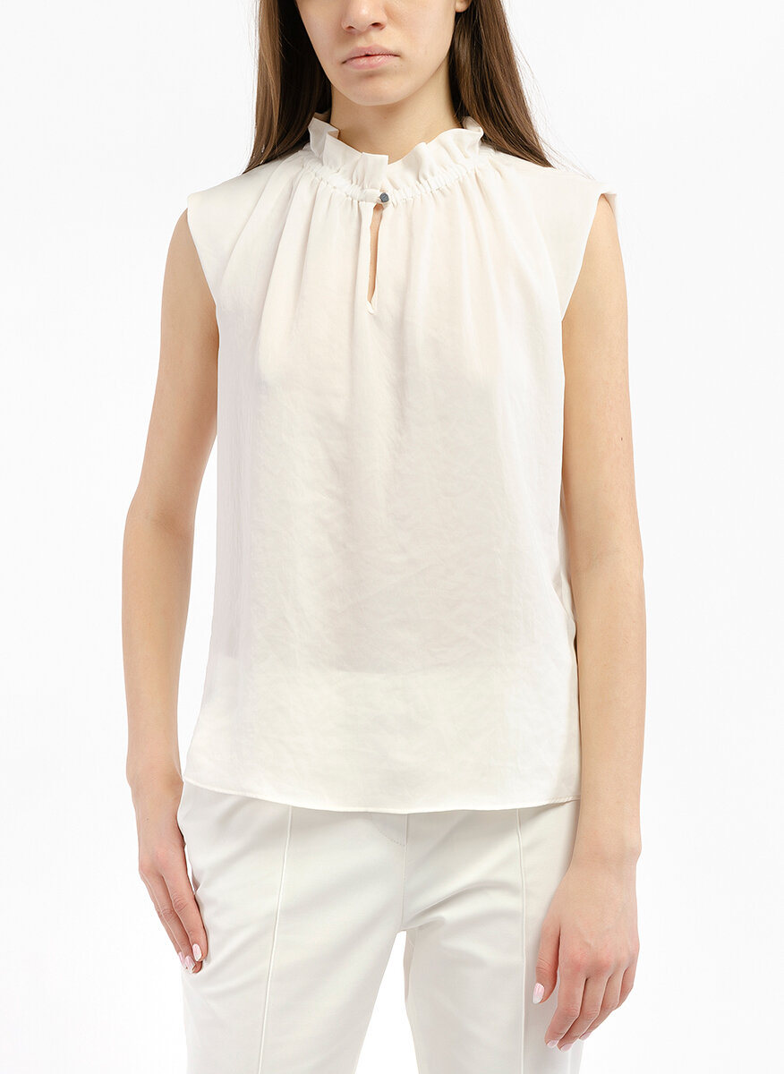 Топ с рюш яка Marc Cain Collections