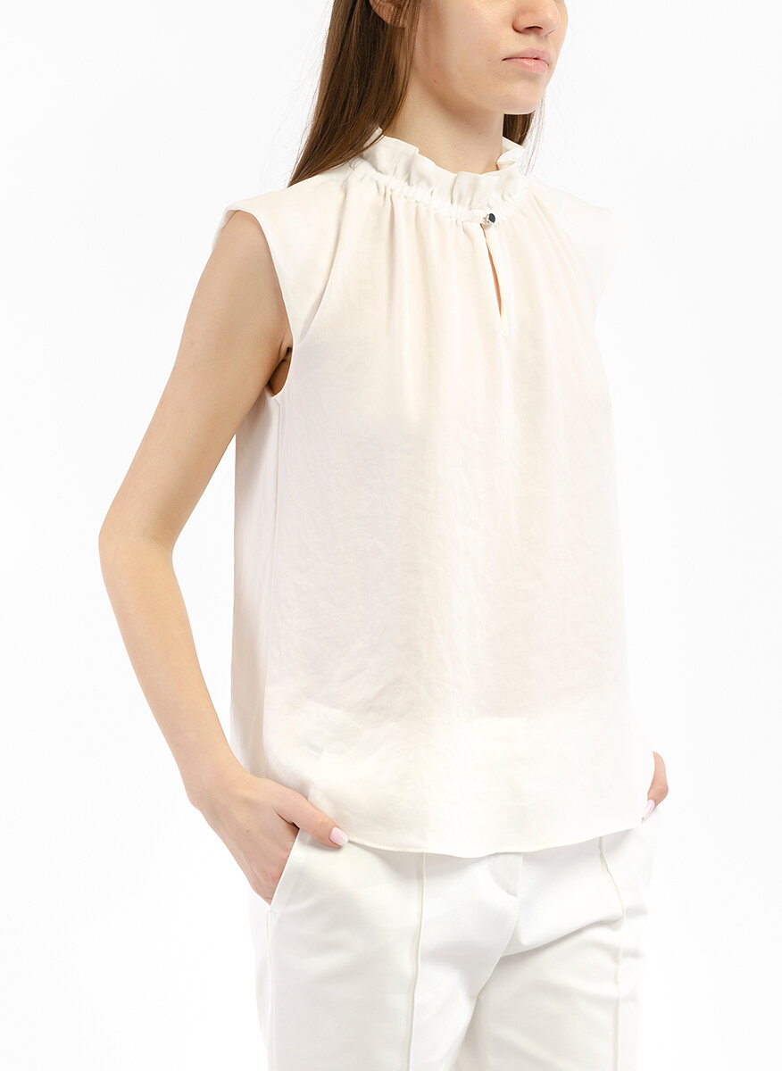 Топ с рюш яка Marc Cain Collections