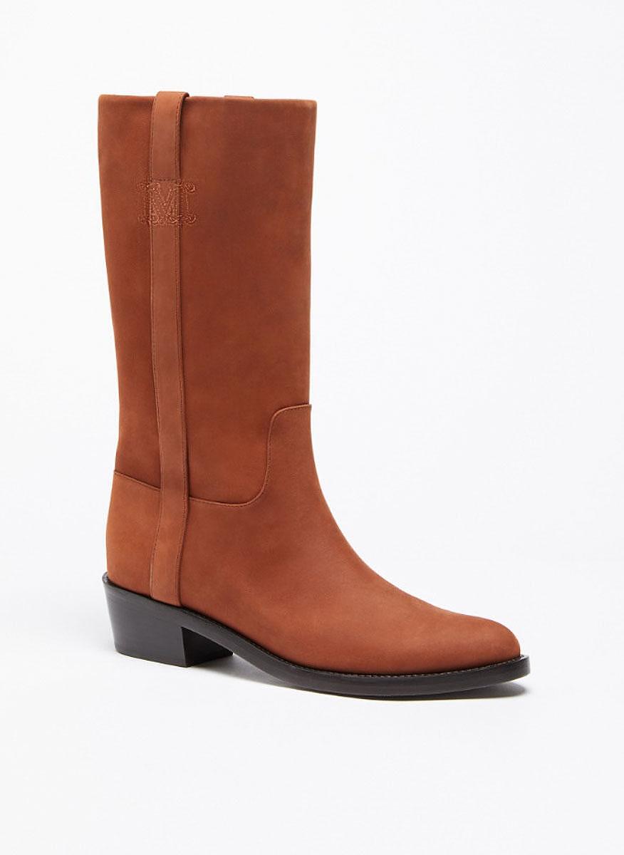 Велурени ботуши Max Mara Barry2