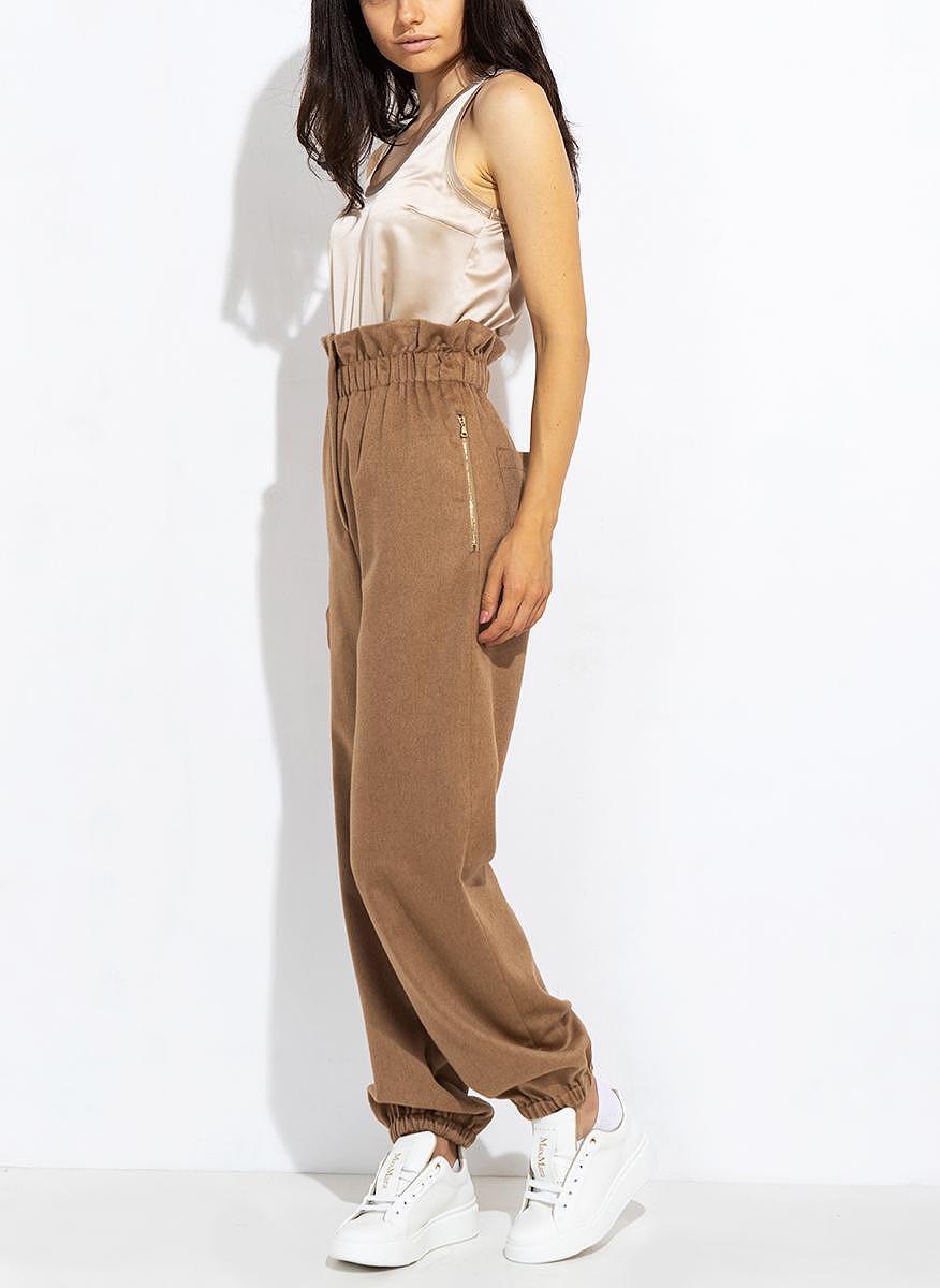 Панталон от камилска вълна Max Mara Tana