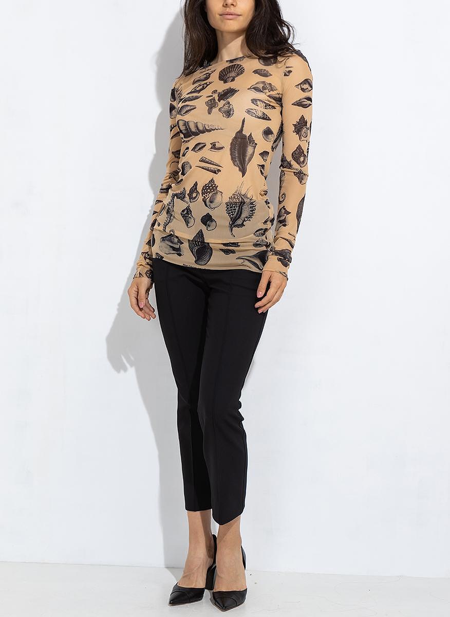 Блуза с принт Sportmax Kent