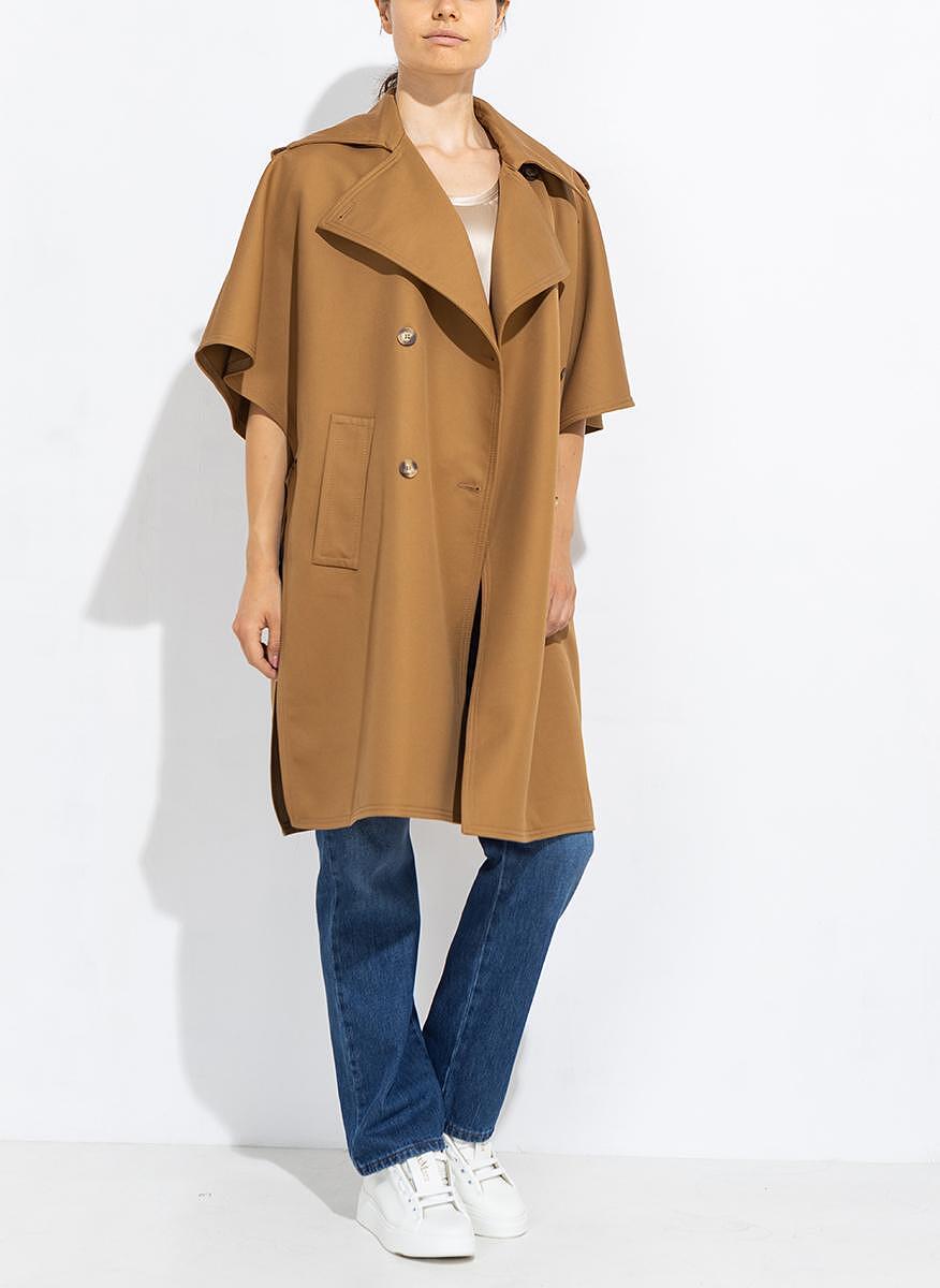 Пелерина от памук Max Mara Fata