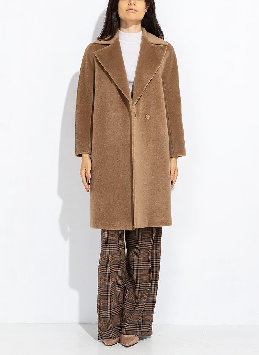 Палто от фина вълна и алпака Max Mara Studio Sidney