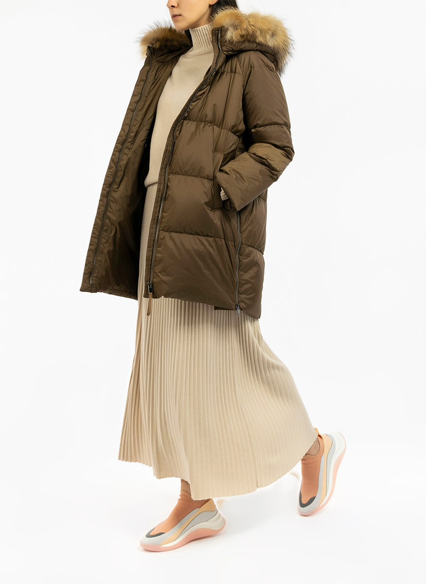 Пухено яке Weekend Max Mara Novella