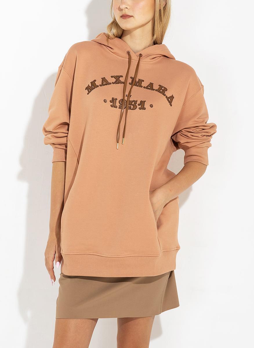 Суитшърт с лого бродерия  Max Mara Adito