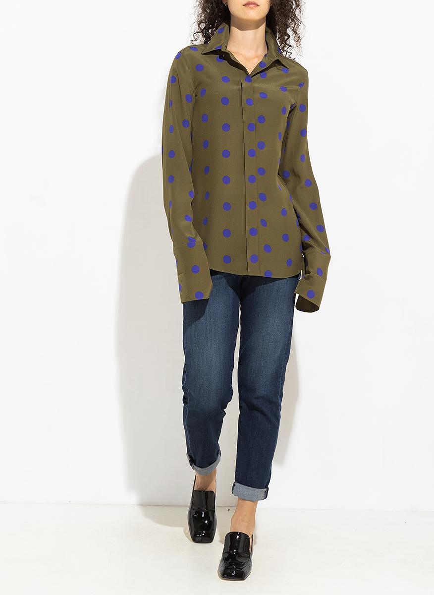 Риза с принт 'Polka dot' Sportmax Nepeta