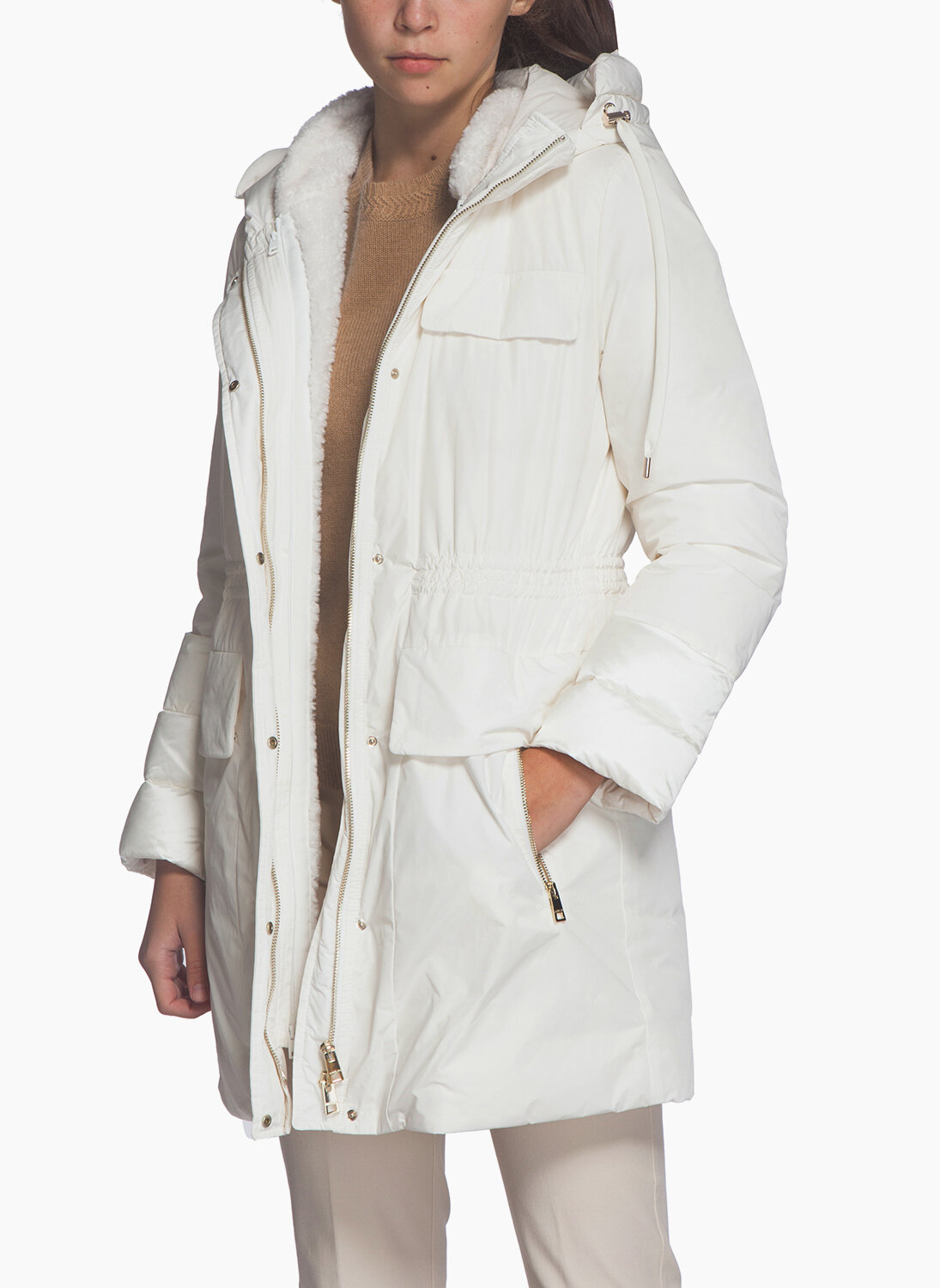 Пухено яке с елек Marc Cain Collections