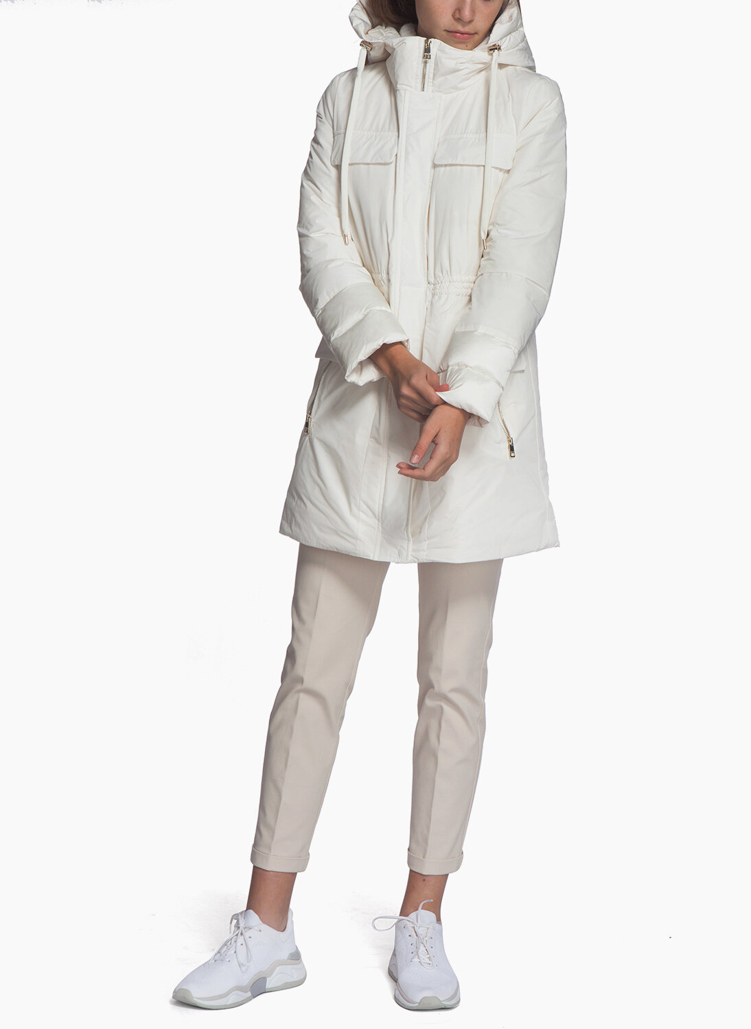 Пухено яке с елек Marc Cain Collections