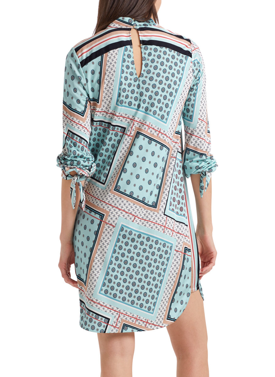 Рокля с асиметричен принт Marc Cain Collections