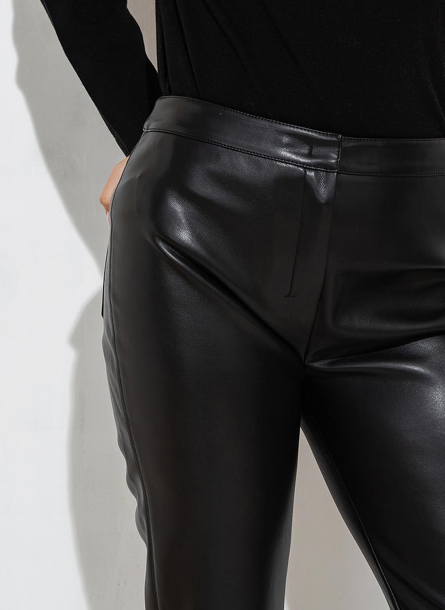 Панталон с кожен ефект 'S Max Mara Karub