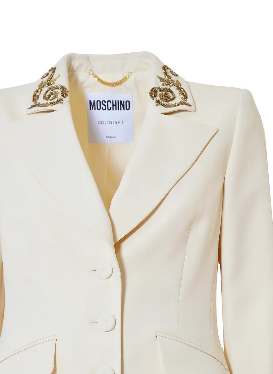 Сако с бродерия Moschino