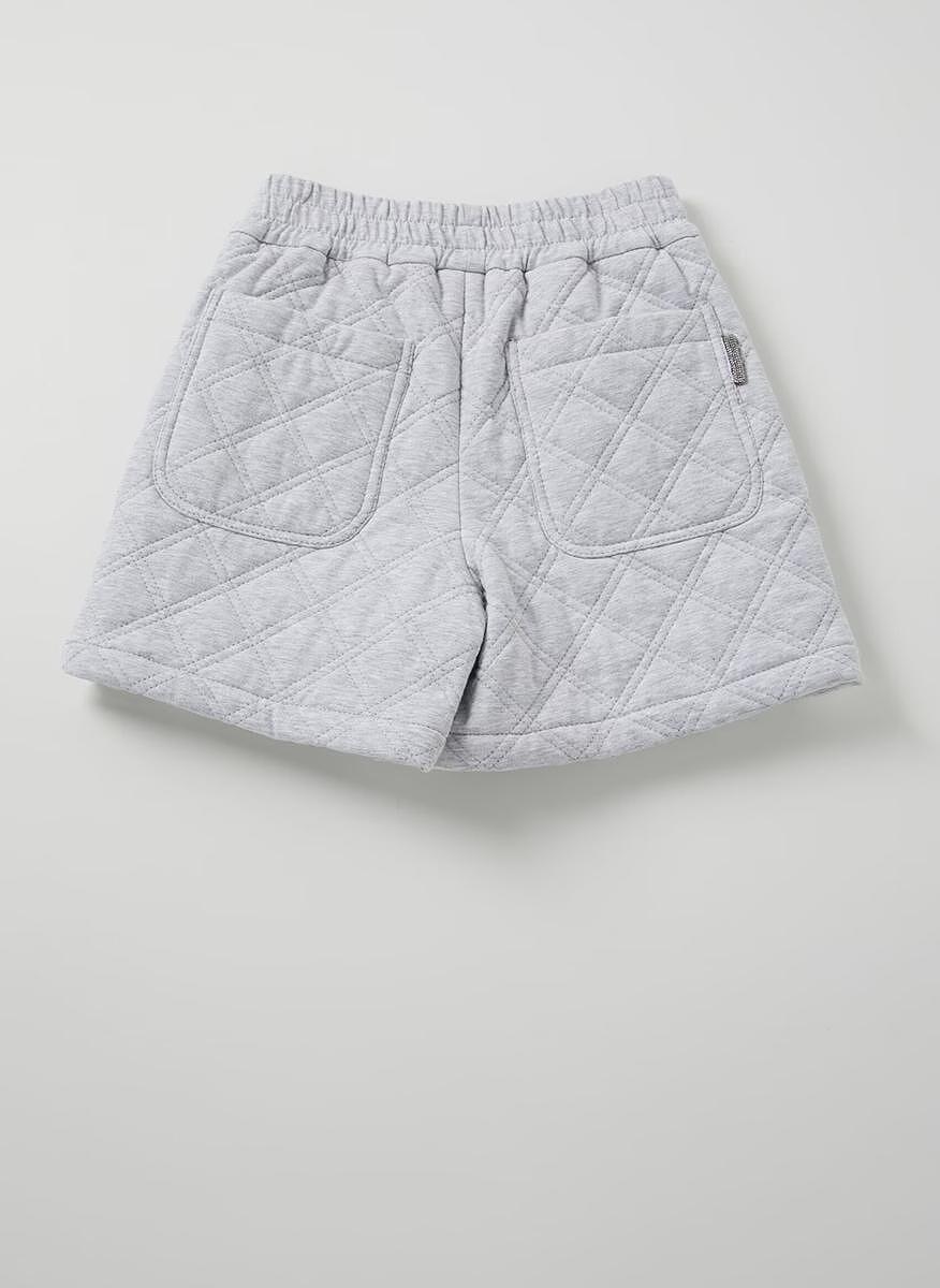 Къс панталон с монили Brunello Cucinelli Kids