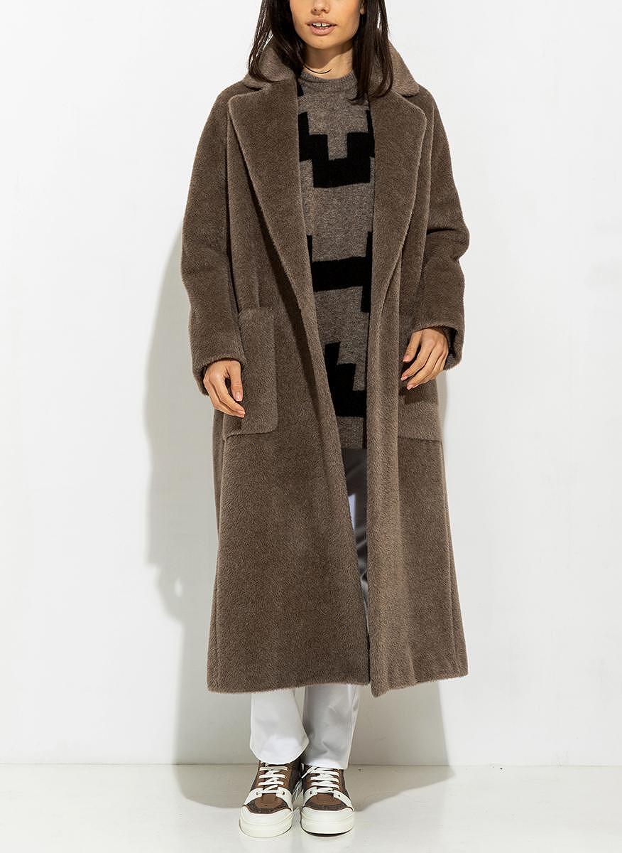 Дълго палто от вълна и алпака 'S Max Mara Malesia