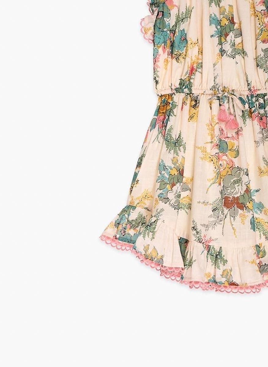 Рокля 'Honey Peony Floral' Zimmermann Kids