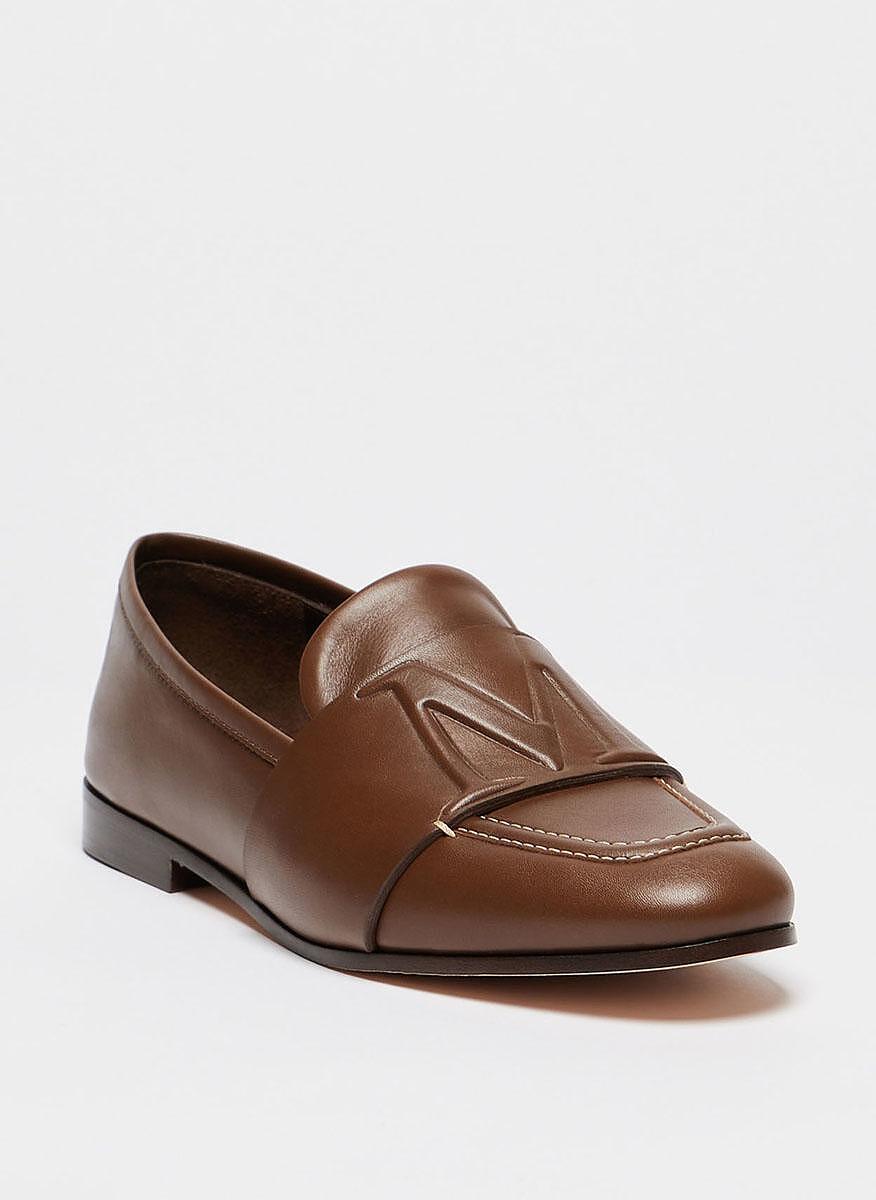 Мокасини от естествена кожа Max Mara Lize