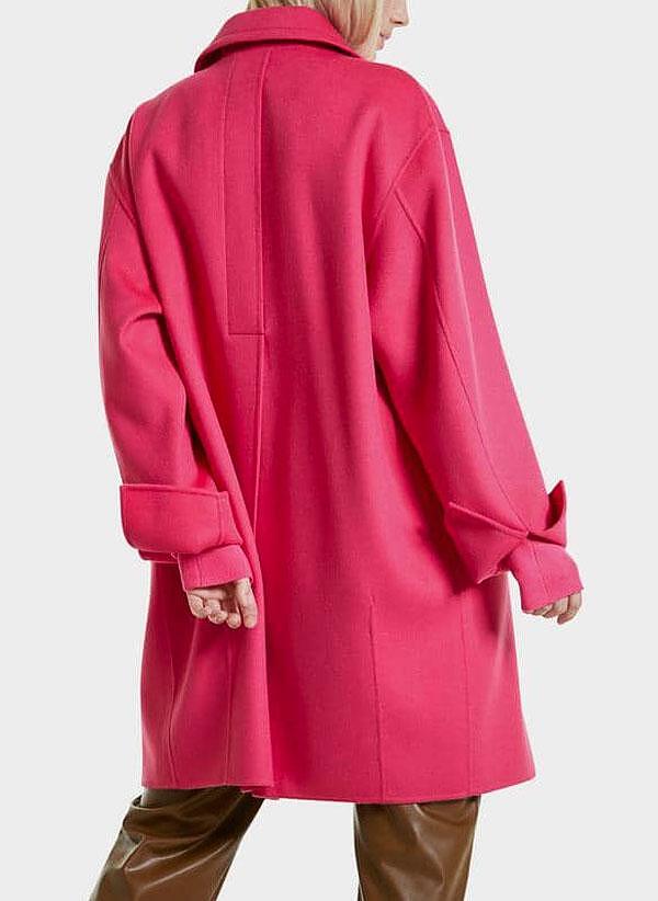Палто с вълна и коприна Marc Cain Collections