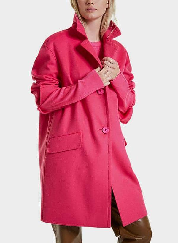 Палто с вълна и коприна Marc Cain Collections