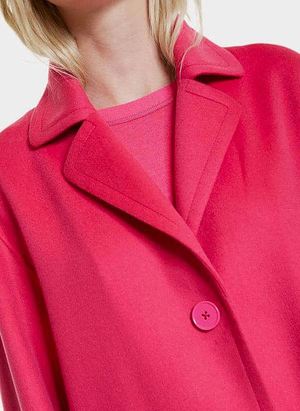 Палто с вълна и коприна Marc Cain Collections
