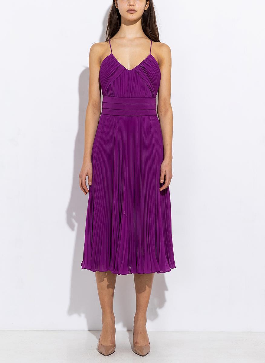 Плисирана рокля Max Mara Clarino