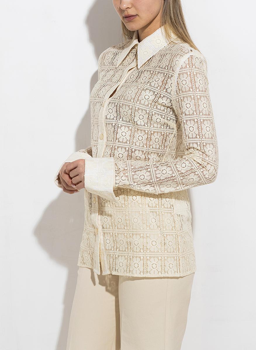 Риза от дантела Sportmax Sava
