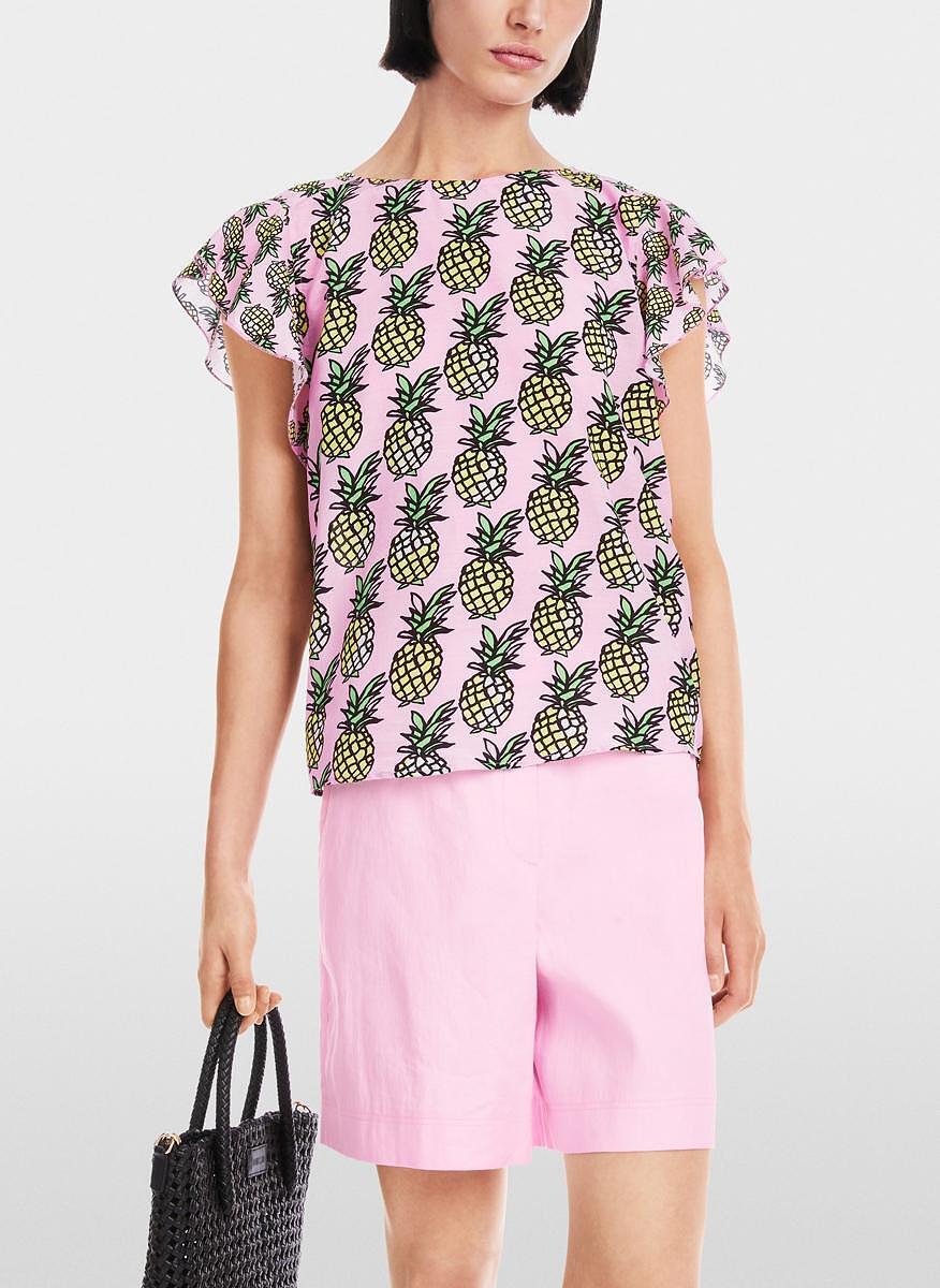 Блуза с принт 'Pineapples' Marc Cain Sports