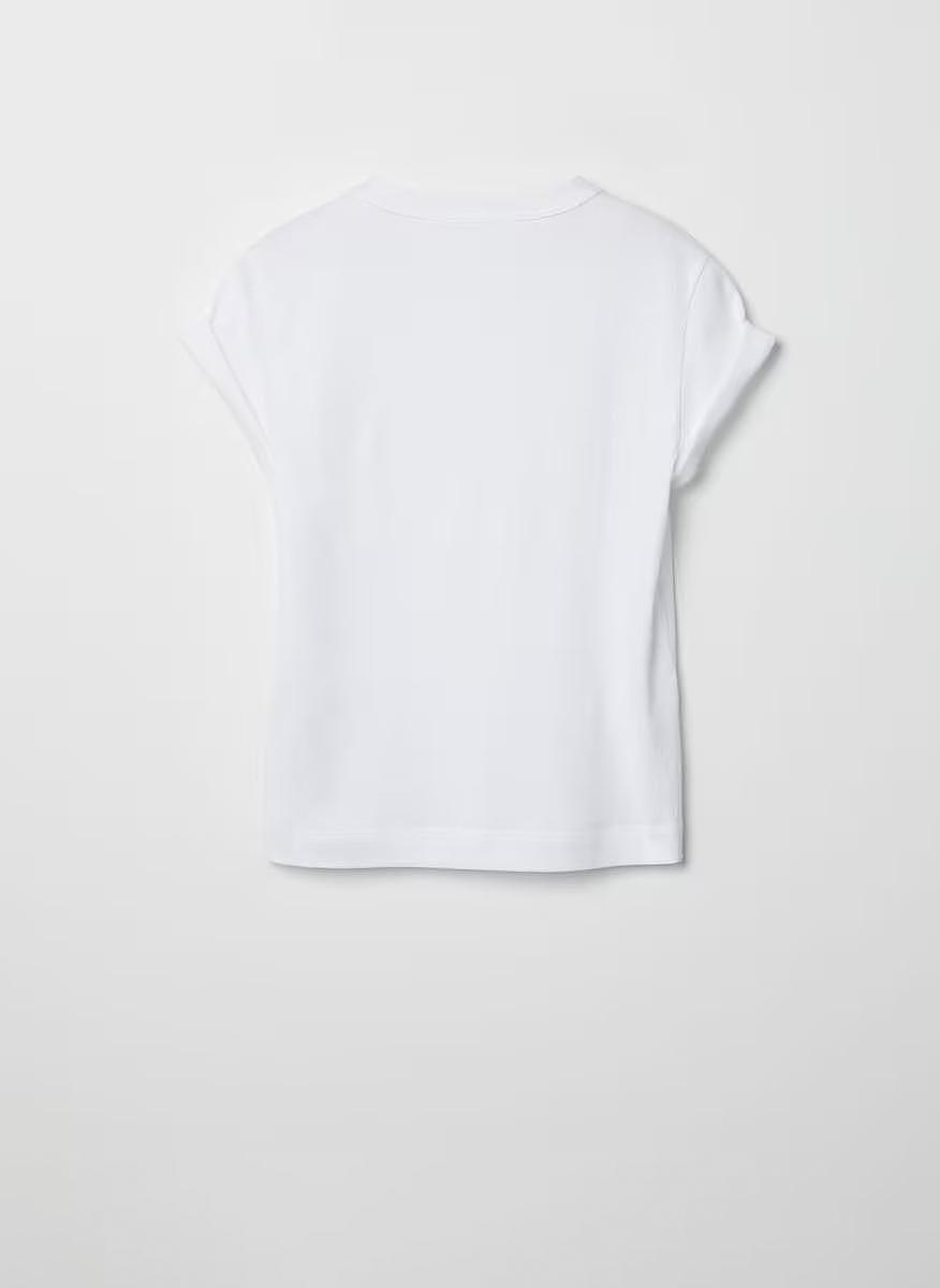 Тишърт с монили Brunello Cucinelli Kids 12