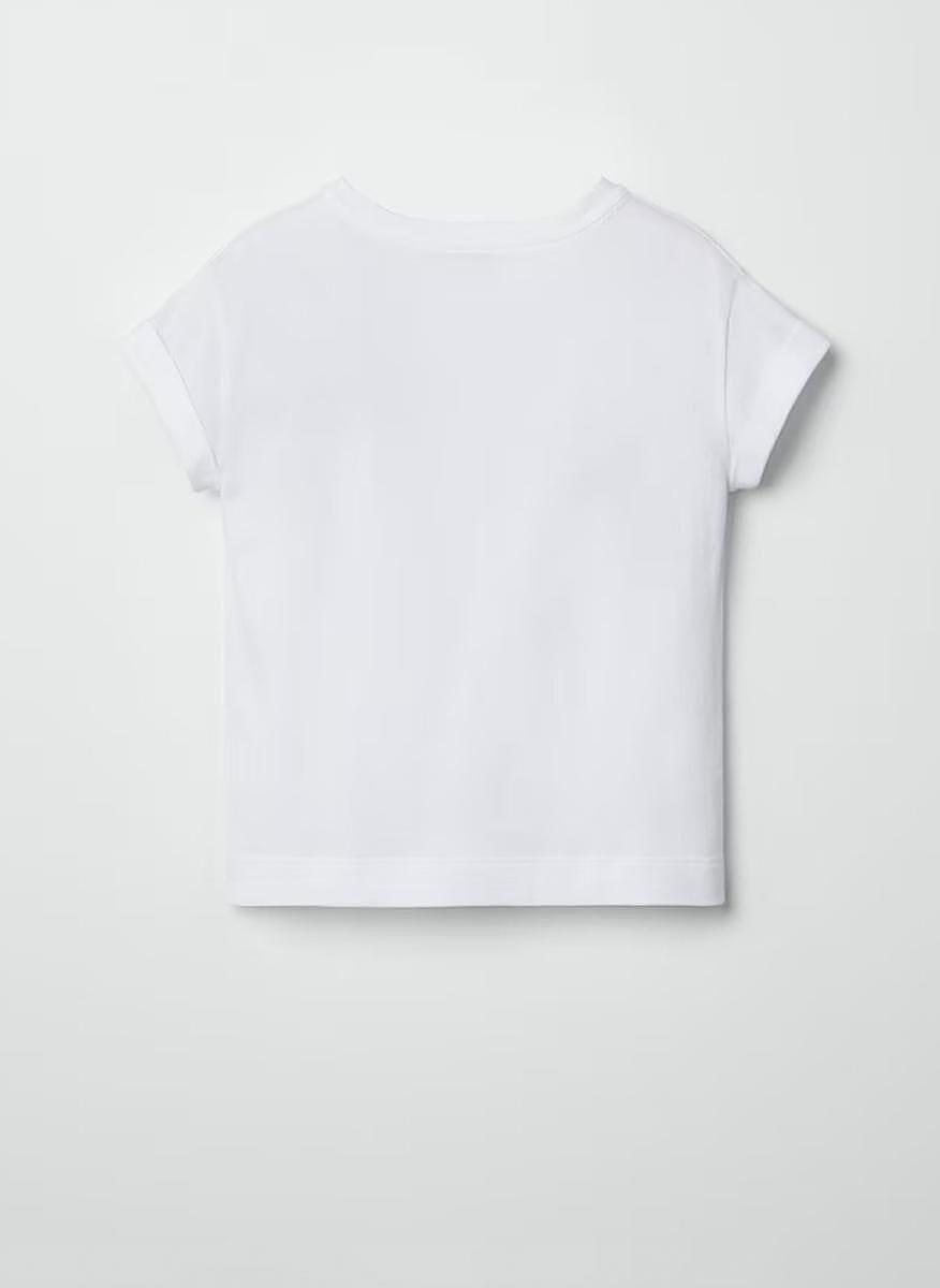 Тишърт с бродерия Brunello Cucinelli Kids 12
