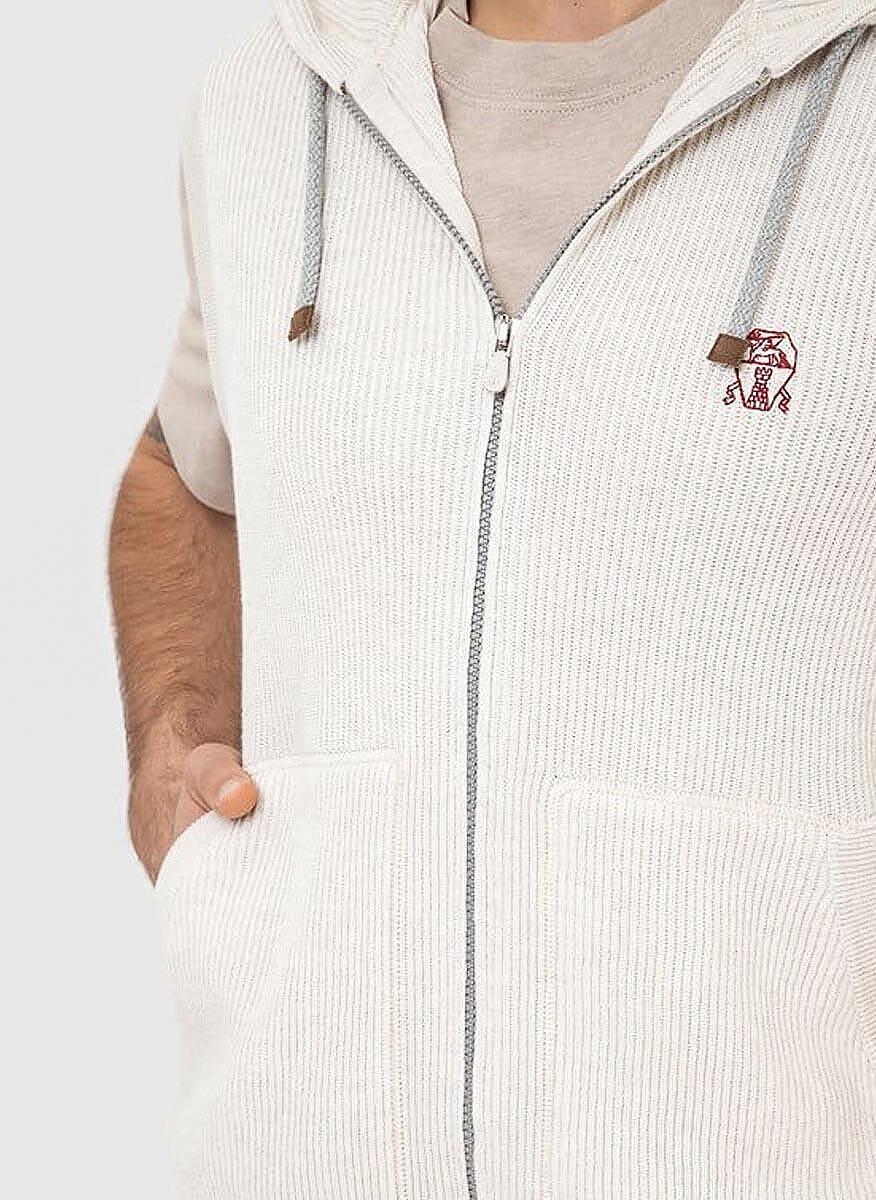 Суитшърт без ръкави Brunello Cucinelli