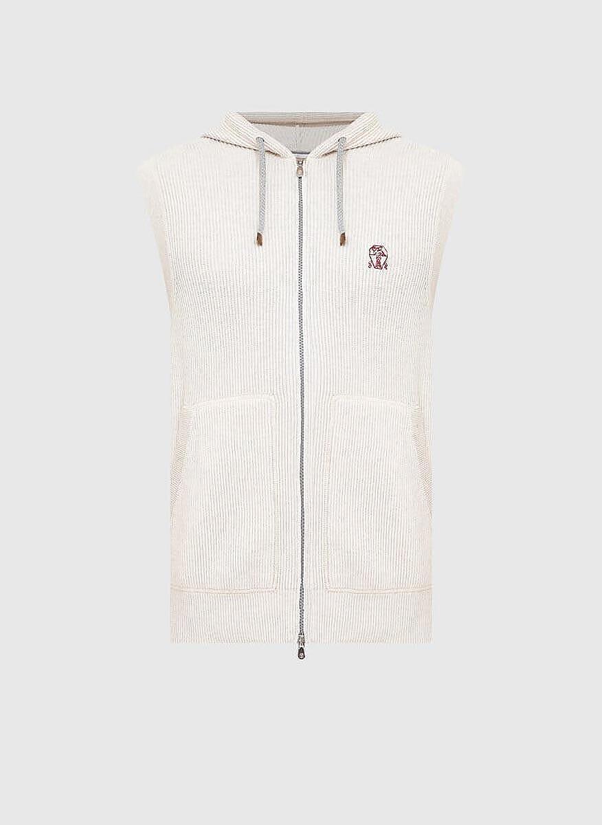 Суитшърт без ръкави Brunello Cucinelli