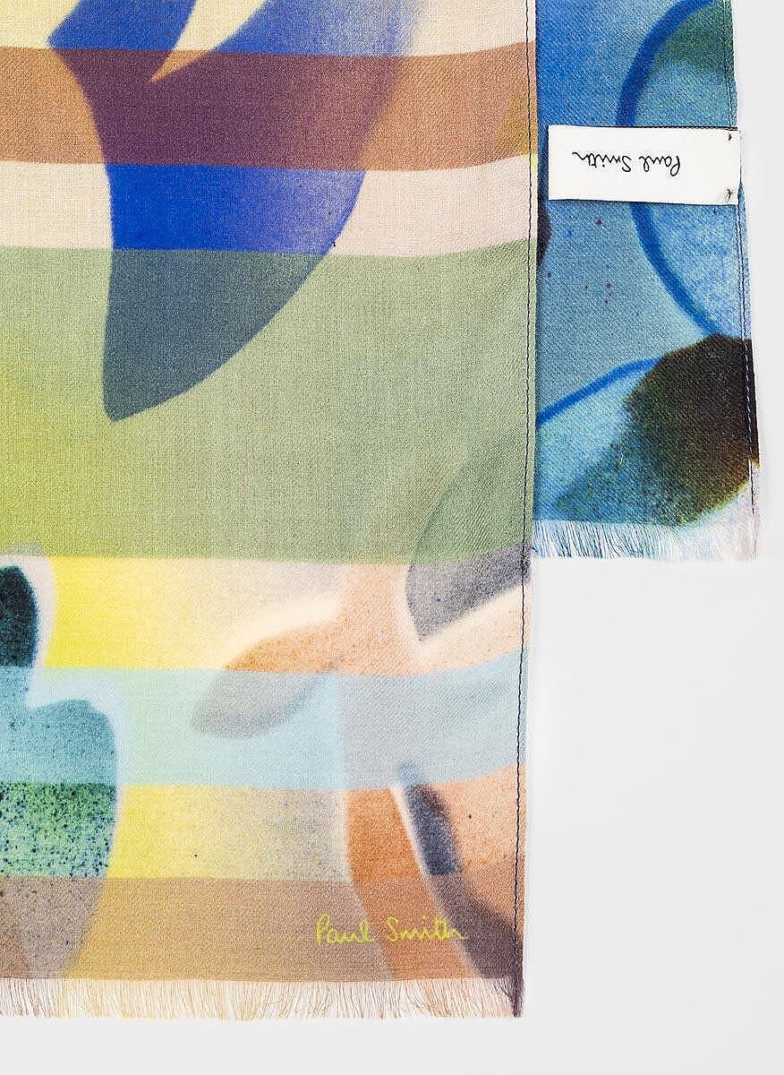 Шал с принт Paul Smith