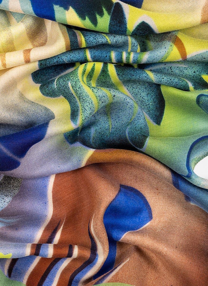 Шал с принт Paul Smith