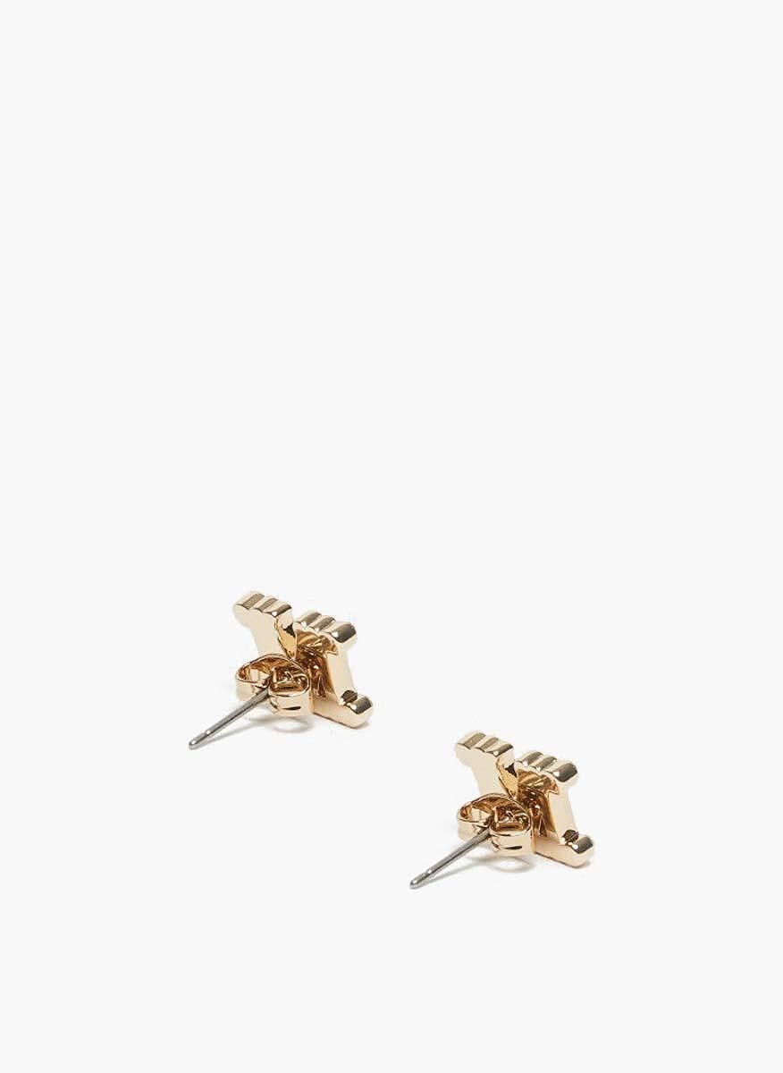 Обеци с 'M' монограм Max Mara Earry03