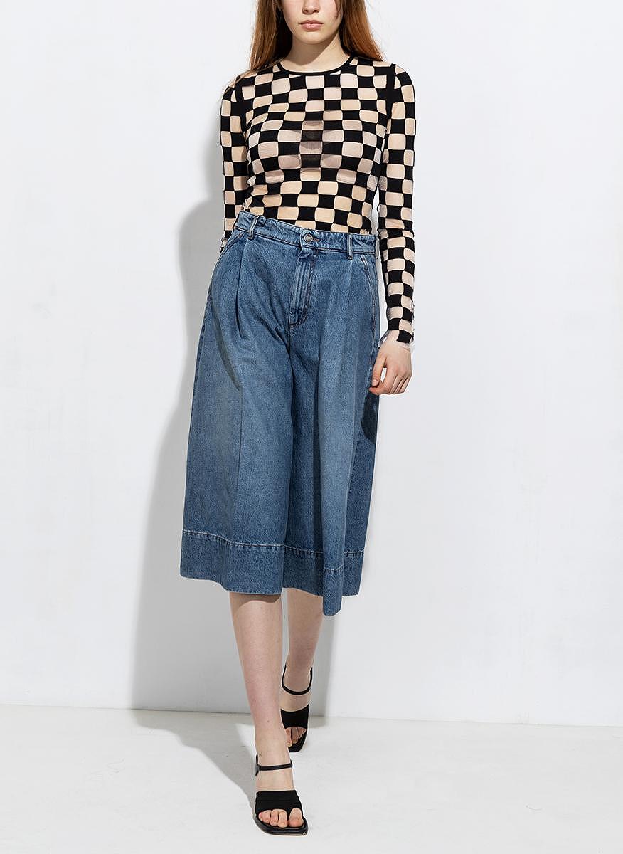 Деним 'Culottes' Sportmax Spider