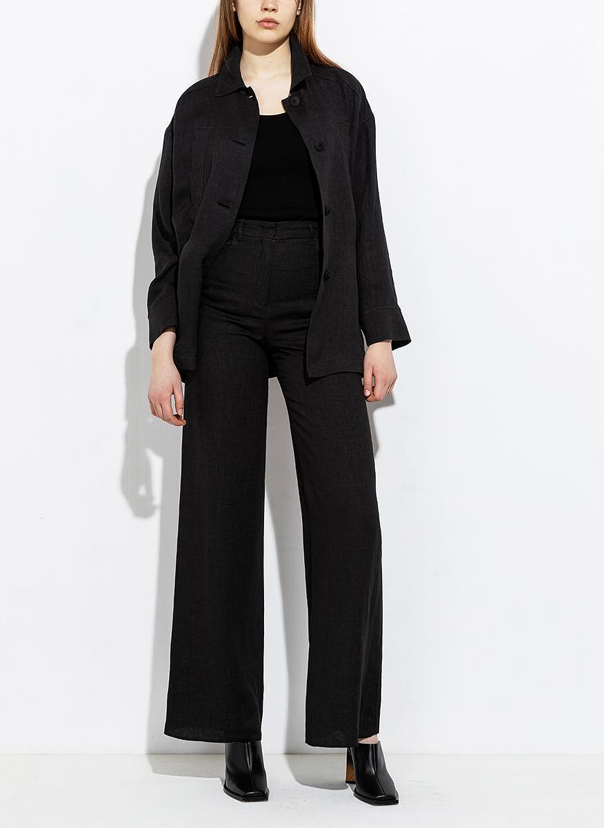 Сако от лен Max Mara Studio Leslie