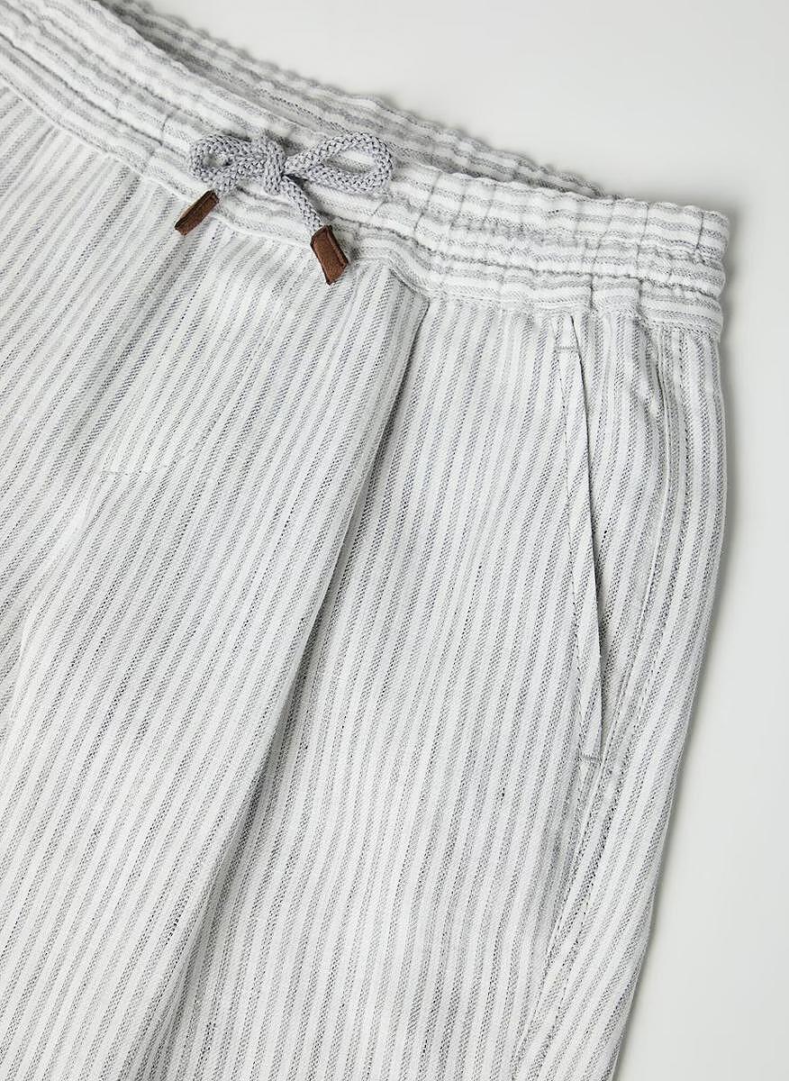 Ленен панталон Brunello Cucinelli Kids 8-10