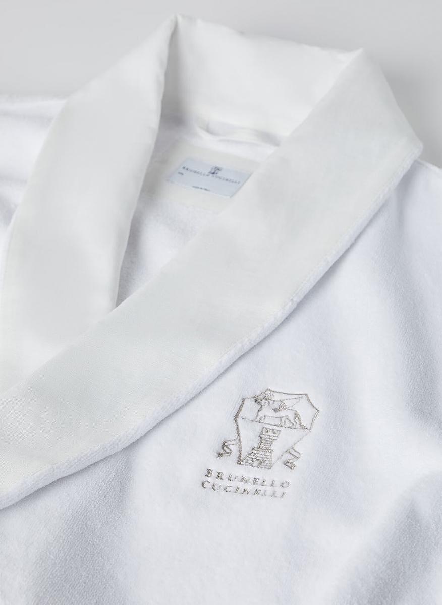 Халат за баня с лого Brunello Cucinelli