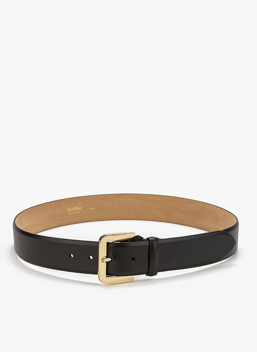 Колан от естествена кожа Max Mara Newbuckle40