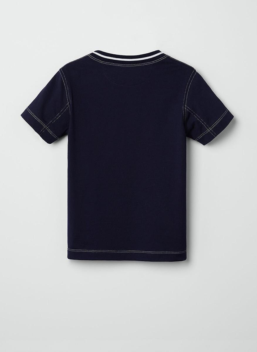 Тишърт с бродерия Brunello Cucinelli Kids