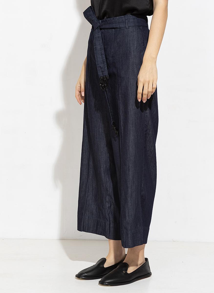 Деним с колан 'S Max Mara Losanna