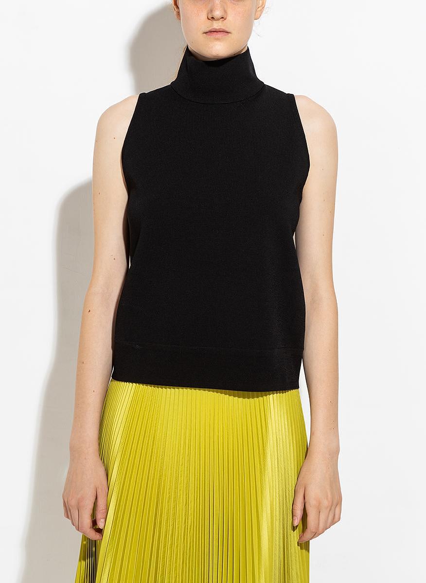 Топ с поло яка Max Mara Nero