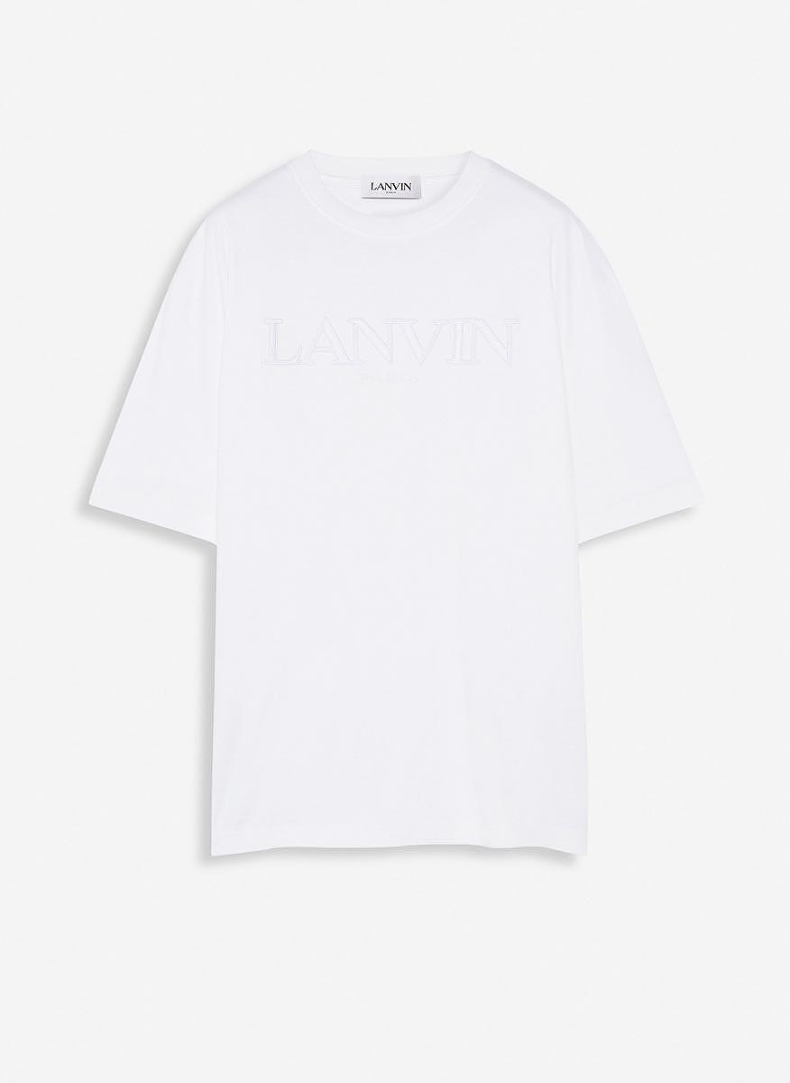 Тишърт с лого Lanvin