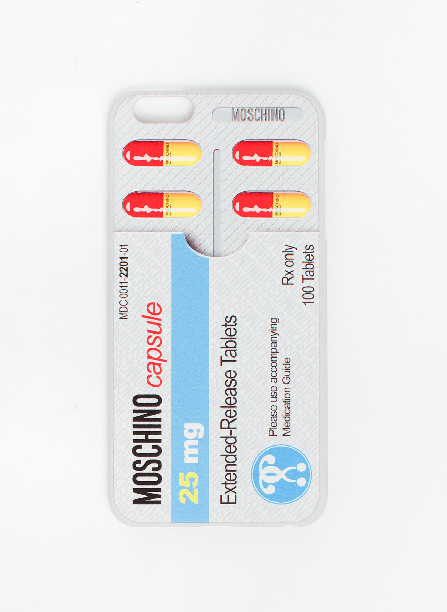 Кейс с принт Moschino