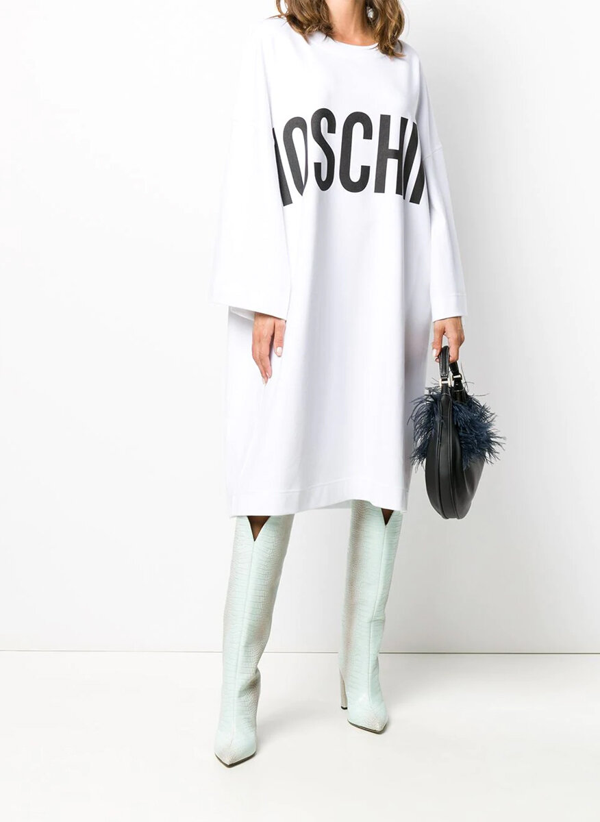 Oversized Рокля Moschino