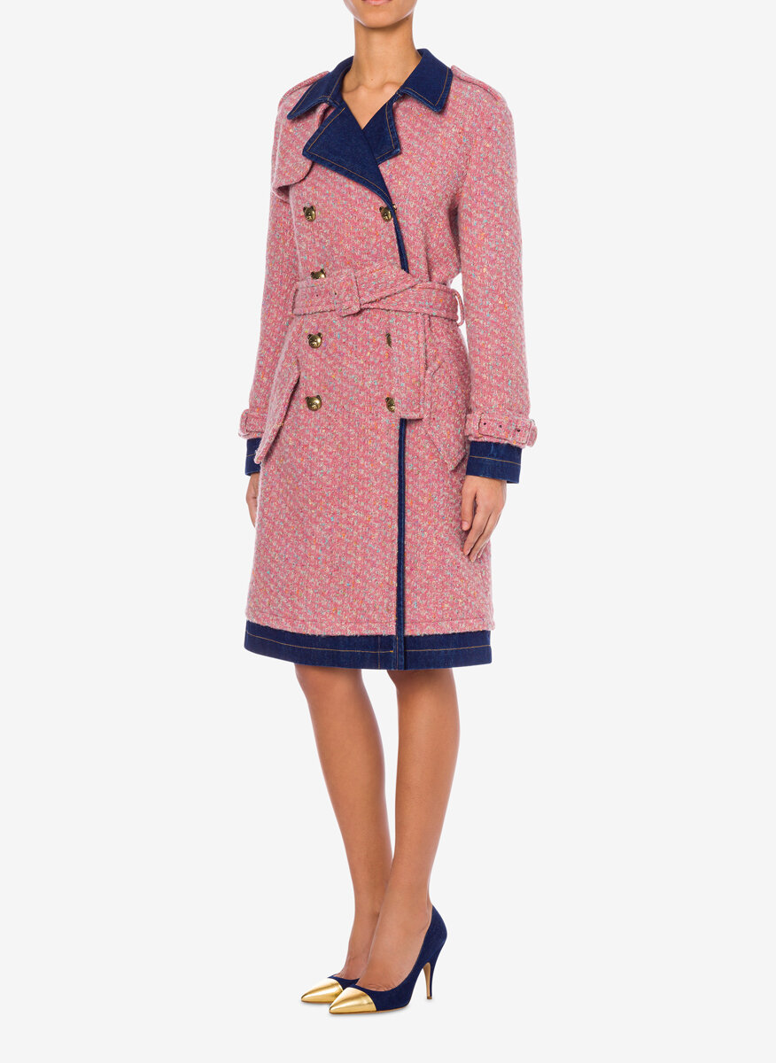 Вталено палто Moschino
